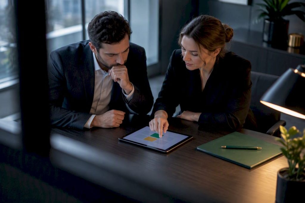 Professionals reviewing vendor consent provenance